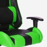 Cadeira Gaming Ergonómica com Apoios de braços e Almofadas Ajustáveis Adelaide Emerald Escolha
