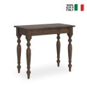 Mesa para Hall de Entrada ou Corredor 90x48-308cm Madeira Romagna Noix Oferta