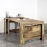 Mesa de jantar extensível com console de madeira 90x51-300cm Pratika Wood Características