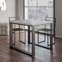 Mesa de Jantar para Cozinha 90x90-180cm Branca Tecno Libra Promoção
