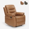 Poltrona reclinável para idosos Clássica Mobília interior Segura Sala de estar Panama Lux Modelo