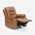 Poltrona reclinável para idosos Clássica Mobília interior Segura Sala de estar Panama Lux Custo