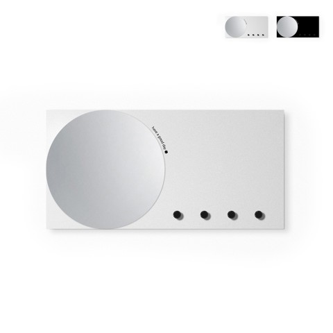 Espelho de parede chaveiro organizador de quadro branco magnético Mirror&More