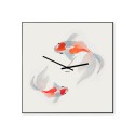 Relógio de Parede estilo Japonês Moderno e Elegante Koi fish Oferta