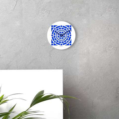 Relógio de parede redondo de design moderno cor Azulejo C Promoção