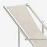 Cadeira Espreguiçadeira Praia com Braços Alumínio Dobrável Riccione Gold Lux Catálogo