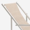 4 Cadeiras de Praia c/Apoios de braços Alumínio Dobráveis Riccione Gold Lux Catálogo