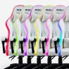 Cadeira de Gaming Branca Poltrona Massajadora LED Reclinável Ergonómica Pixy Plus Preço