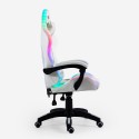 Cadeira Gaming Branca c/LED Reclinável Ergonómica Confortável Pixy Catálogo