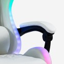 Cadeira Gaming Branca c/LED Reclinável Ergonómica Confortável Pixy Compra