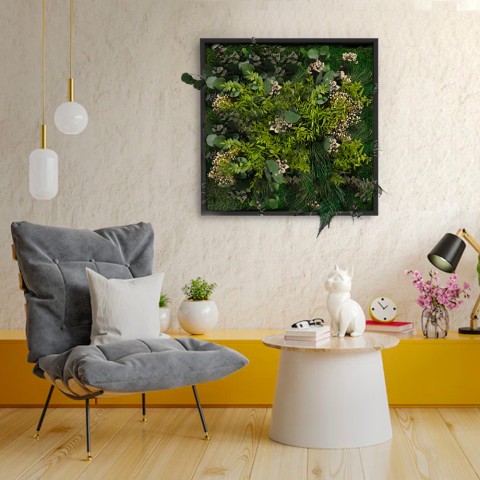 Pinturas de plantas flores estabilizadas parede ForestMoss Persefone