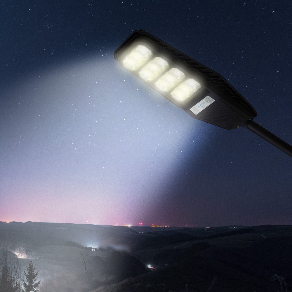 Candeeiro de rua solar de 200W com sensor e controle remoto Solis L