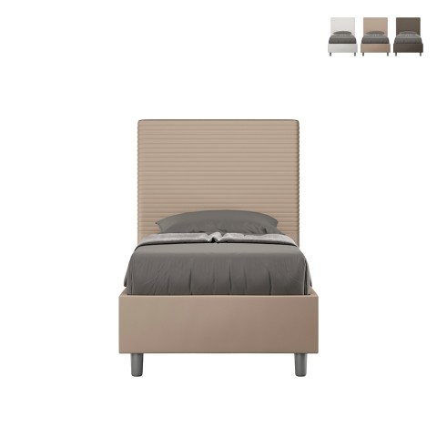 Focus S1 cama de solteiro 90x200 contentor de cabeceira quarto de criança moderno Promoção