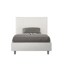 Cama de Casal Moderna Elegante Couro 140x200 Goya F Saldos
