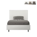 Cama de Casal Moderna Elegante Couro 140x200 Goya F Promoção