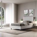 Cama de Casal Moderna Elegante Couro 140x200 Goya F Descontos